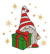 Christmas Gnome 4: Embroidery Design - FineryEmbroidery